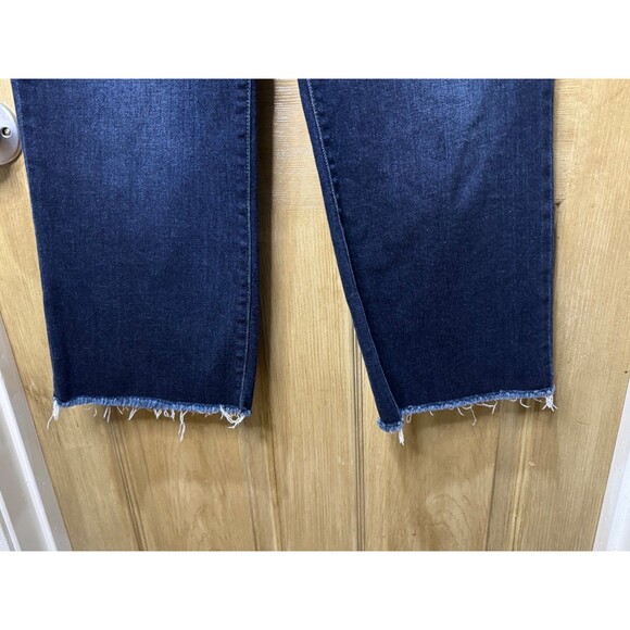 Judy Blue Womens 9 / 29 High Waist Cropped Wide Leg Jeans  Dark Stretch JB82517 - Picture 4 of 8